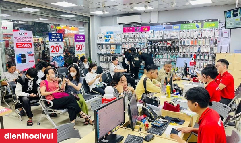 Dịch vụ thay màn hình Samsung Galaxy A02 loại A+ lấy liền tại Điện Thoại Vui